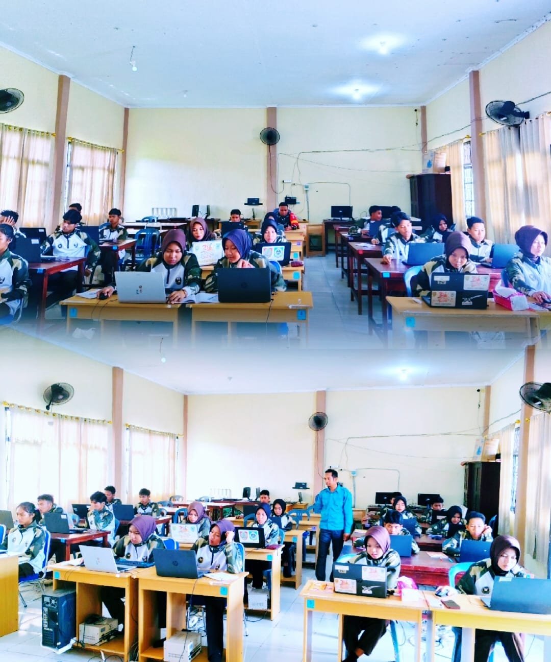 Tes IQ KKRI Dilaksanakan di SMKN 2 Bataguh