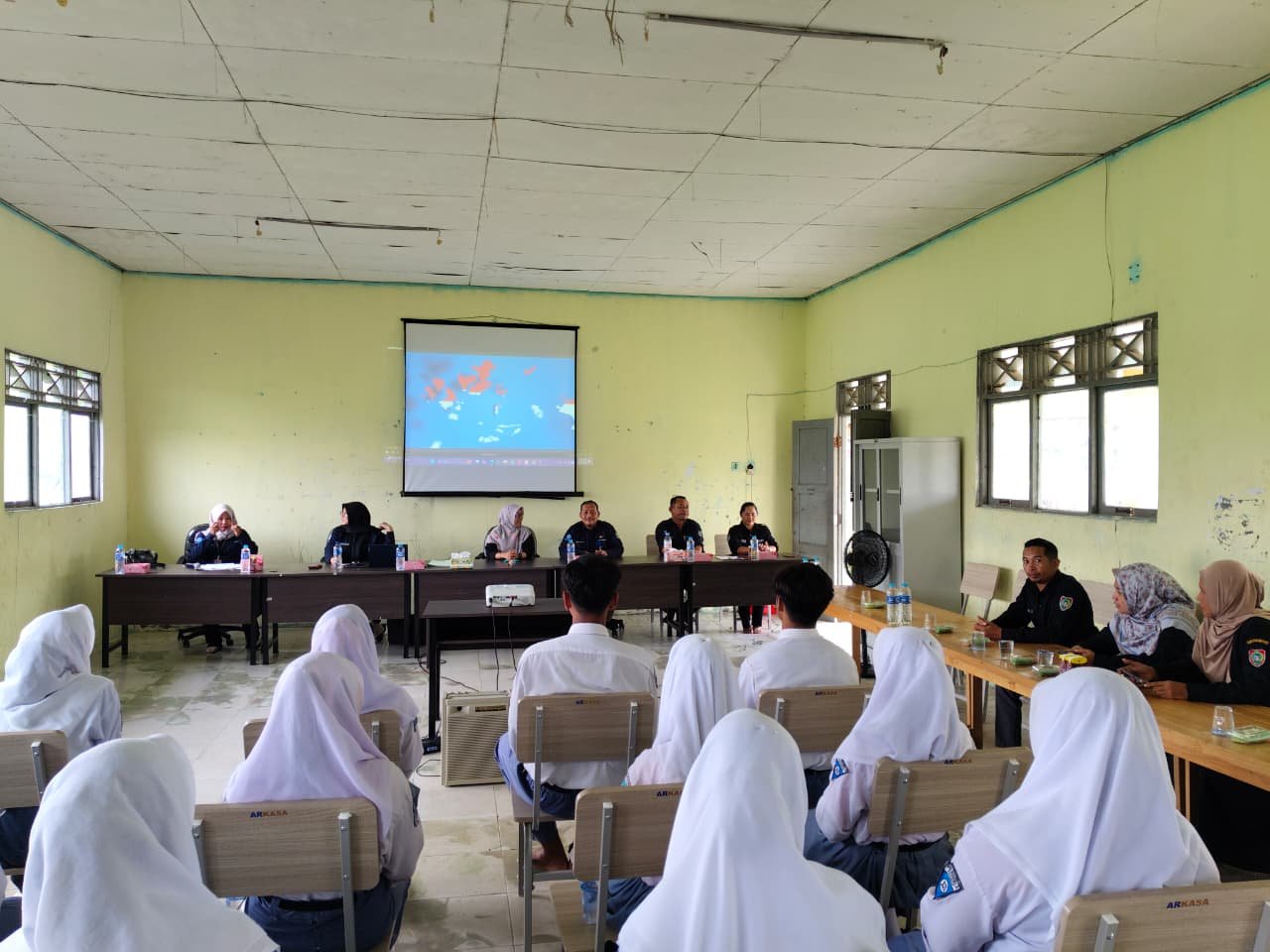 SMKN 2 Bataguh Gelar Penyuluhan dan Bimbingan Jabatan Bersama Disnakertrans Kabupaten Kapuas